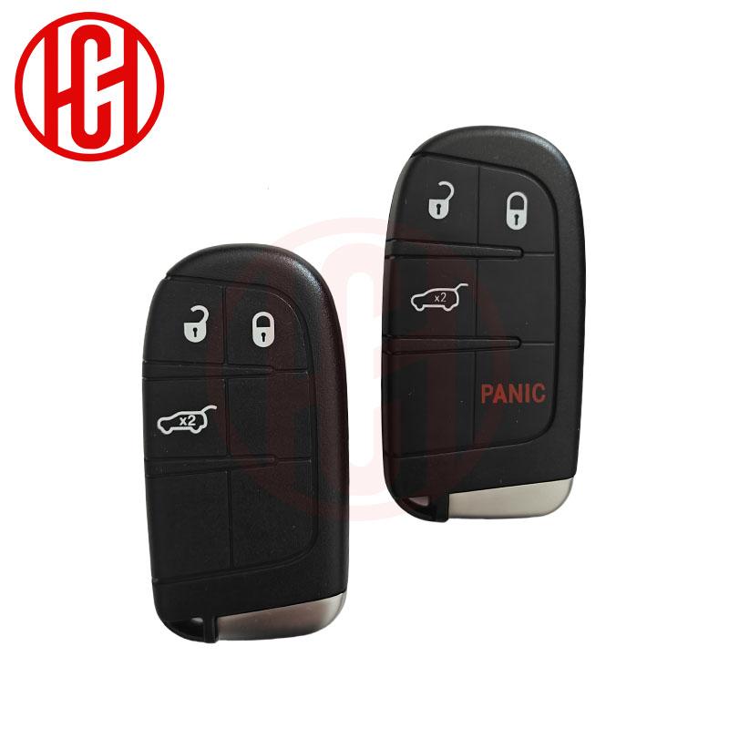 Car Smart Key Case Shell For Jeep Cherokee Dodge Ram 1500 Journey Charger Dart Challenger Durango Chrysler 300 CY24 Blade