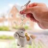 2026 Year of The Horse Plush Cartoon Yuanbao Pony Keychain Pendant Kawaii