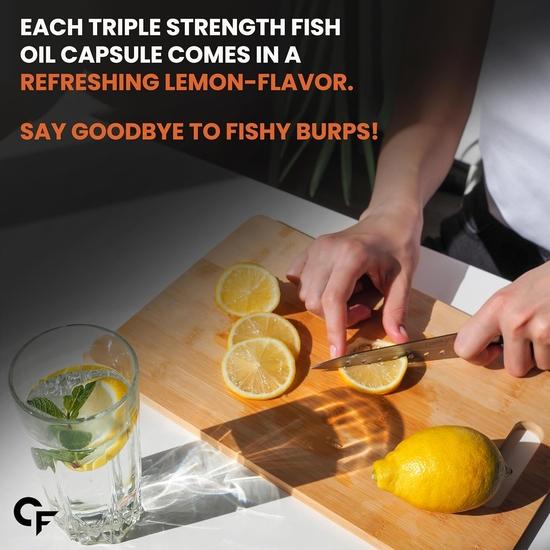 Carbamide Forte Triple Strength Omega 3 Fish Oil Capsules 1400mg | Omega 3 Fatty Acid Supplements | Omega 3 Capsules | Fish Oil Omega 3 Capsules