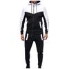 2026 Nuevo Conjunto de Cardigan Deportivo Casual con Bloques de Color y Capucha para Hombre Europeo y Americano Otoño e Invierno