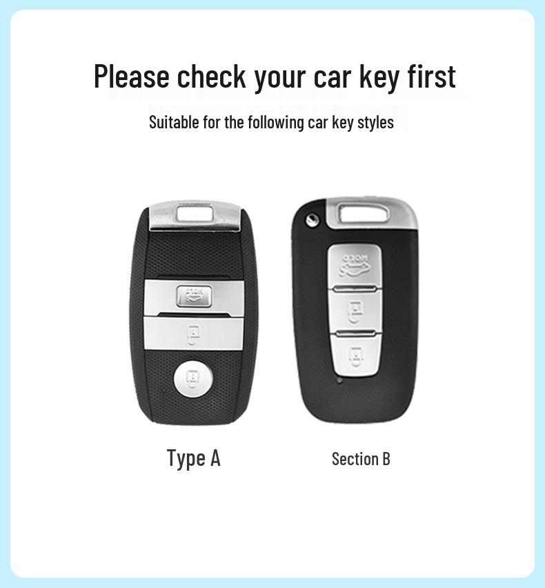 Kia Key Fob Shell Cover: Compatible with K3, K4, K5, KX3, KX5, Sportage, Sorento, Niro, K9