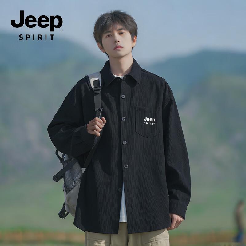 Мужская вельветовая рубашка-overshirt с длинным рукавом JEEP SPIRIT M