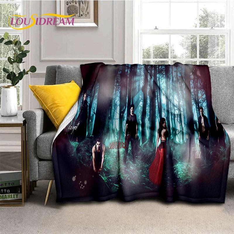 3D Latest The Vampire Diaries Damon Salvatore Soft Flannel Blankets,Throw Blanket Comfortable Blanket for Beds Sofa Home Bedroom