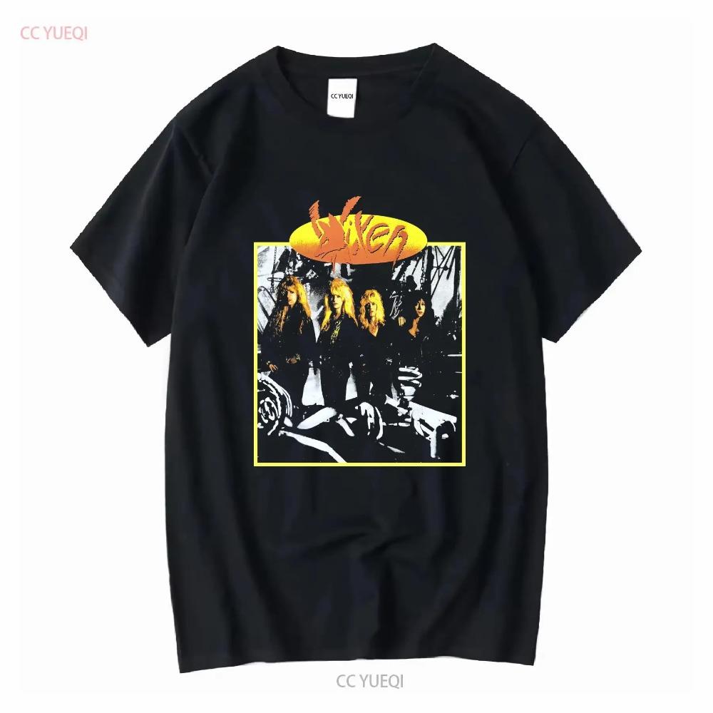 Vixen Band Music For Lovers Black T Shirt Cotton Full Size JK598 vintage Washed fashion homme Soft Top For Everyday Wear