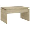VidaXL Coffee Table Sonoma Oak 68x50x38 Cm Chipboard