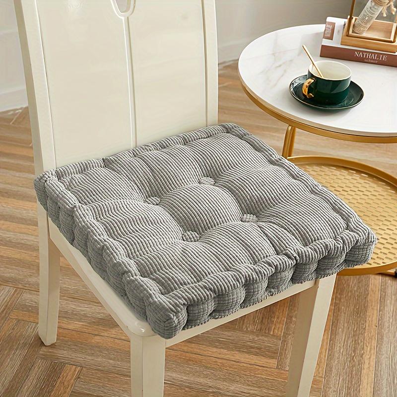 Corduroy Tatami Floor Cushion - Thickened Seat Pad for Dining Chairs & Living Room, Japanese Style Futon for Floor Sitting