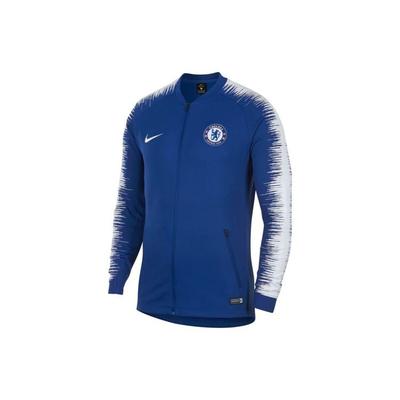 Nike Chelsea Logo Print Loose Fit Long Sleeve Jacket Men Jackets Blue AA3330-495
