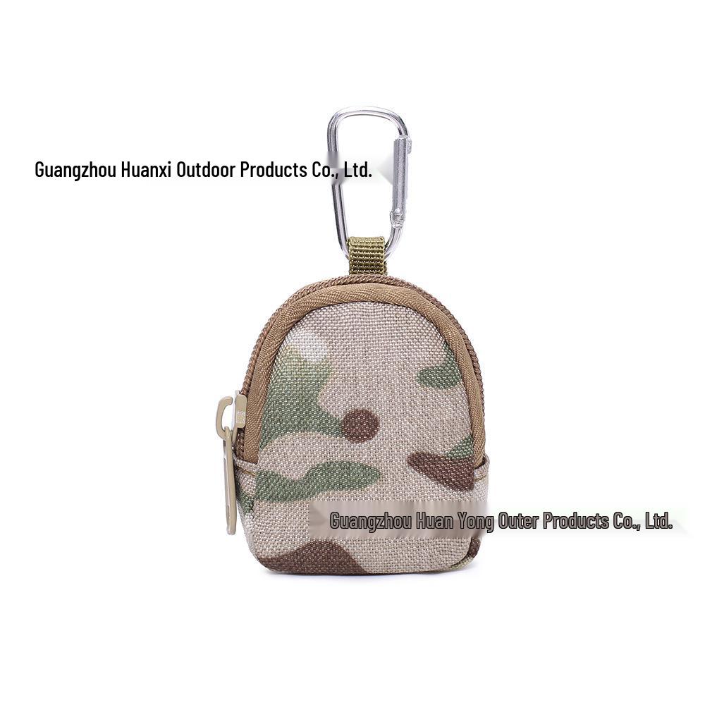 Portable Outdoor Coin and Earphone Hanging Bag - Tactical Small Waist and Storage Bag