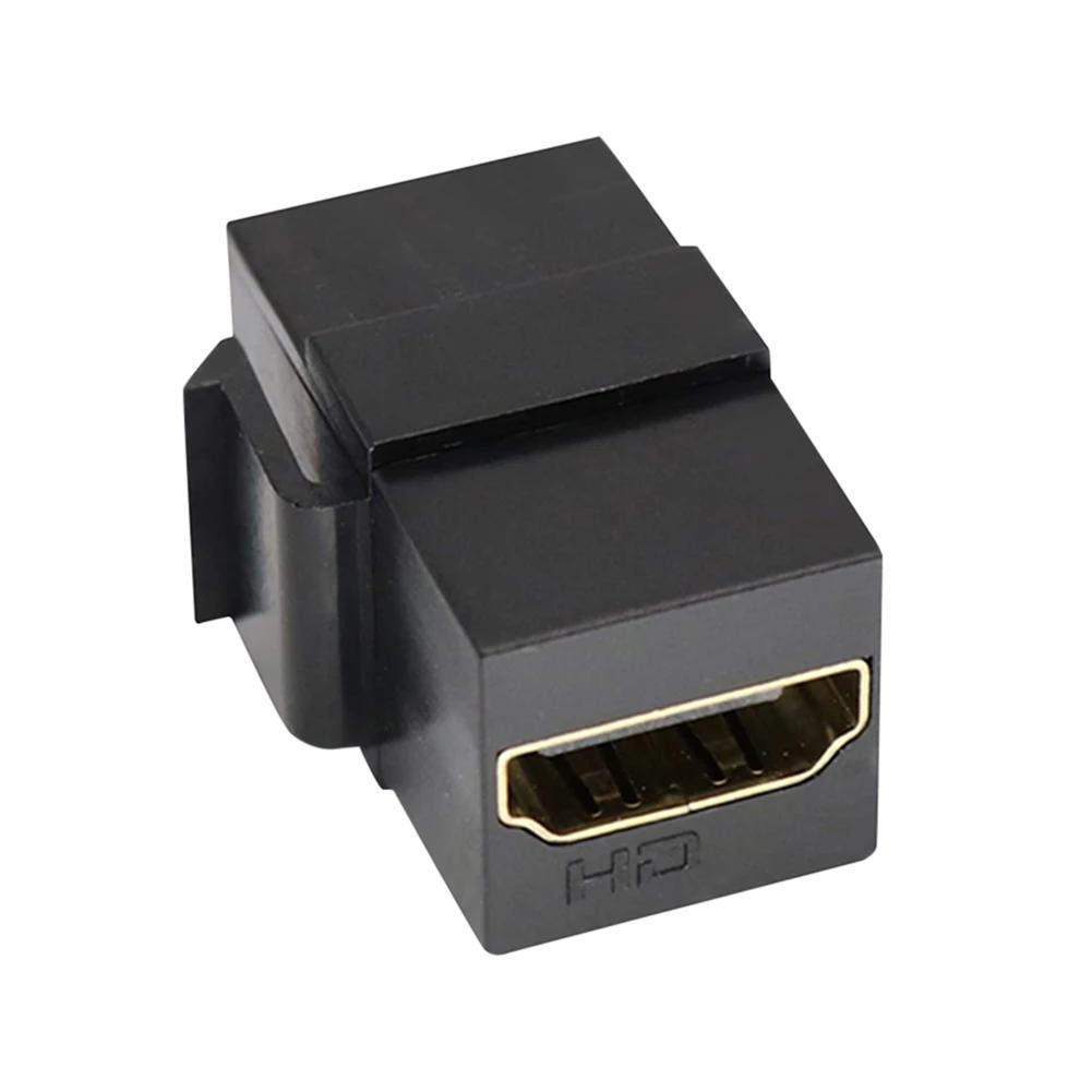 Keystone Jack HDMI-Compatible Female To Female Coupler Adapter Support 4k Easy To Use for Wall Plate Outlet Panel