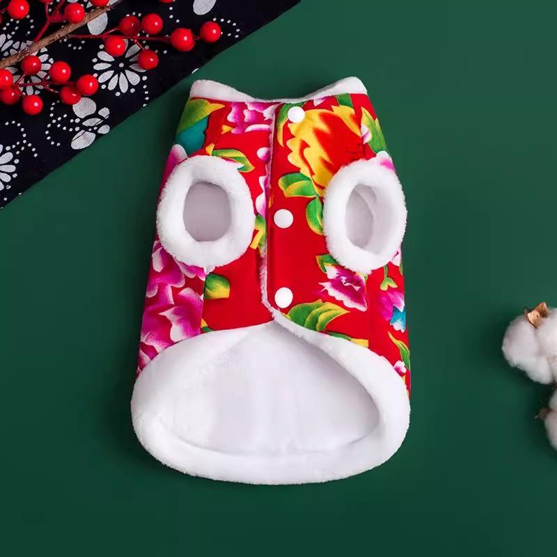 

Small Big Large Dog Clothing Coat Jacket Winter Pet Apparel Poodle Schnauzer Samoyed Husky Labrador New Year Dog Clothes Costume M