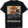 Orcazilla - Whale Lover Ocean Marine Biologist Whales Gift Unisex T-Shirt