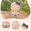 Girl Flower Pot Plant Container Flowerpot Creative, Cute, Home Decor Resin Plant