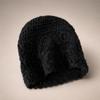 Hollow Mesh Knitted Hat Handmade Crochet Skullies Cap Retro Bucket Hat  For Women