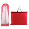 Capa Dobrável de TNT para Vestido de Noiva e de Noite à Prova de Pó com Bolsa de Mão de Uso Duplo
