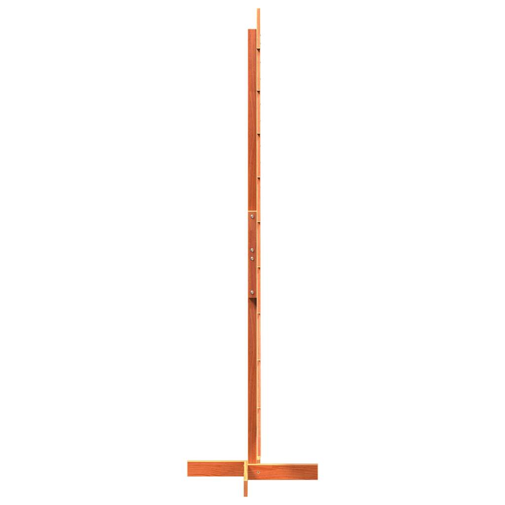 Christmas Tree for Decorating Wax Brown 180 Cm Solid Pine Wood