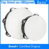IRIN 2Pcs Orff Tambourine 6/8 Inch Double Row Sheepskin Hand Bell Wooden Tambourine Suitable for Enlightenment Education Tools