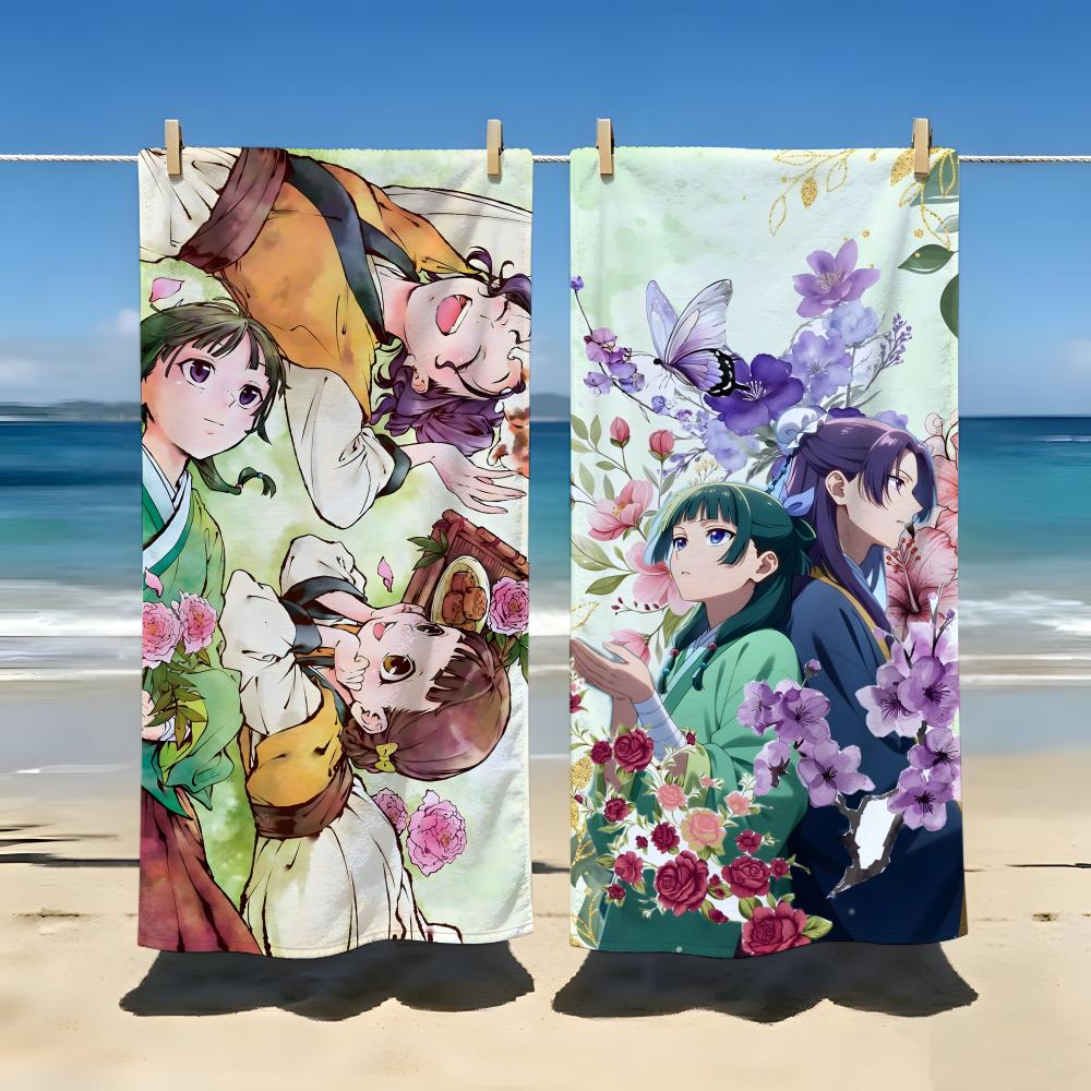 Anime T-The A-Apothecary D-Diaries Towel Beach Blanket Towel For Travel Gym Shower Luxury Lightweight Camping Pool Hot