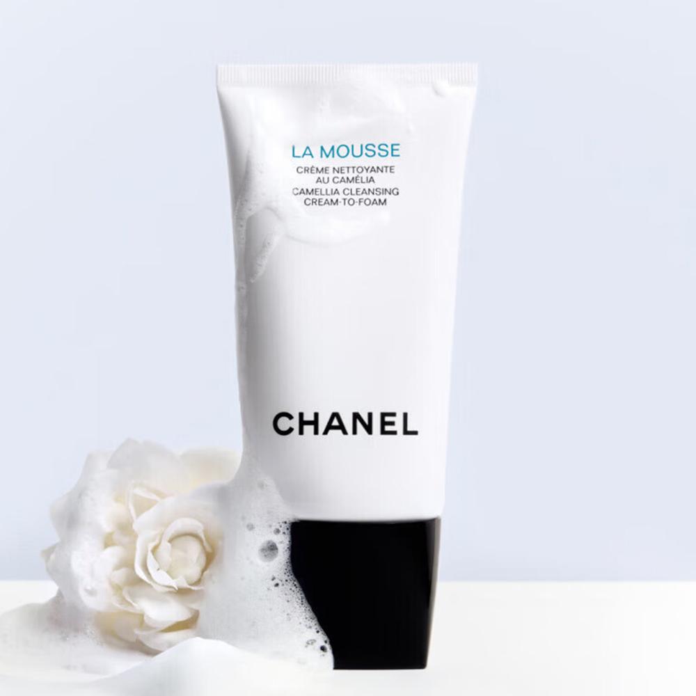 Chanel La Mousse Camellia Cleansing Cream-to-Foam Face Cleanser 150ml