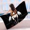 Misa D-Death N-Note Cross Microfiber Printed Beach Towel Mountain Climbing Yoga Beach Swimming Running Absorbent Soft Towel