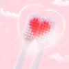 2PCS - Love Couple Fine Hair Cleaning Toothbrush - Color Random