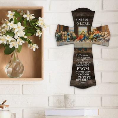 Christians Cross Wall Decor Cross Decor for Wall, Party Decorations Cross Hangings Church Wall Hangings Home Wall Hangings Last Supper