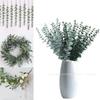 Artificial Eucalyptus Leaf Stem, Eucalyptus Money Leaf Simulation Green Plant Home Flower Arrangement Decoration