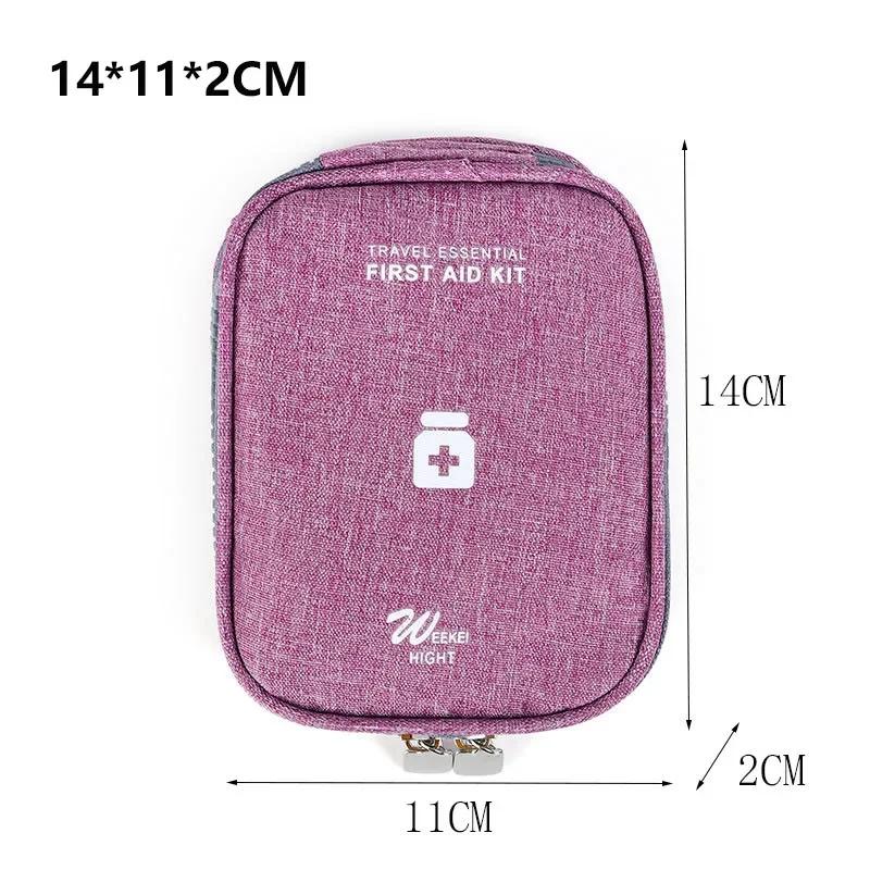 Tragbare Medikamentenaufbewahrungstasche Mini Erste-Hilfe-Set Notfall-Survival-Reise Outdoor-Camping Sporttasche Haushalt Pillenboxen