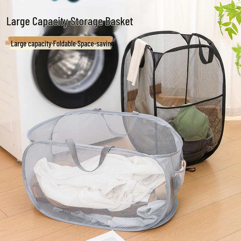 Folding Laundry Basket for Bathroom and Storage