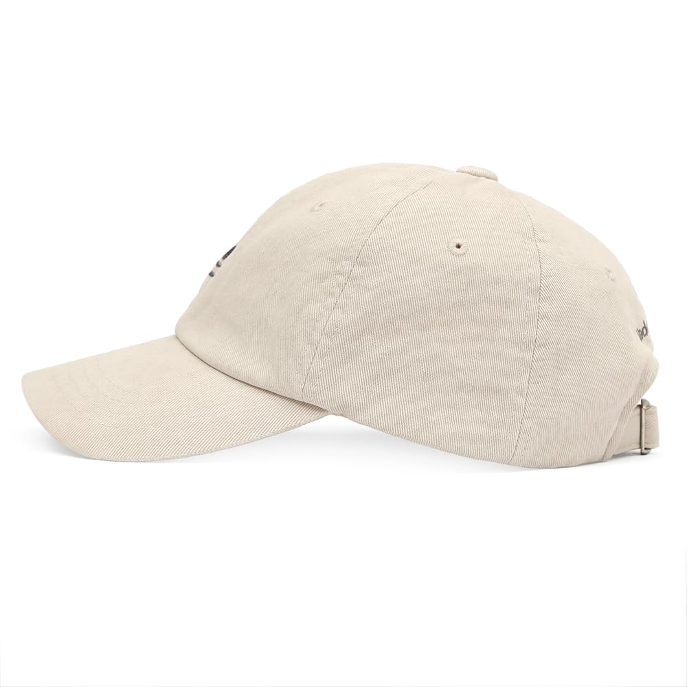 Classic Washed Cotton 4 Season Unisex Adjustable Size Daily One Size Basic Ball Cap UV Sun Production Hat Korea [UNDERCONTROL] (Beige)