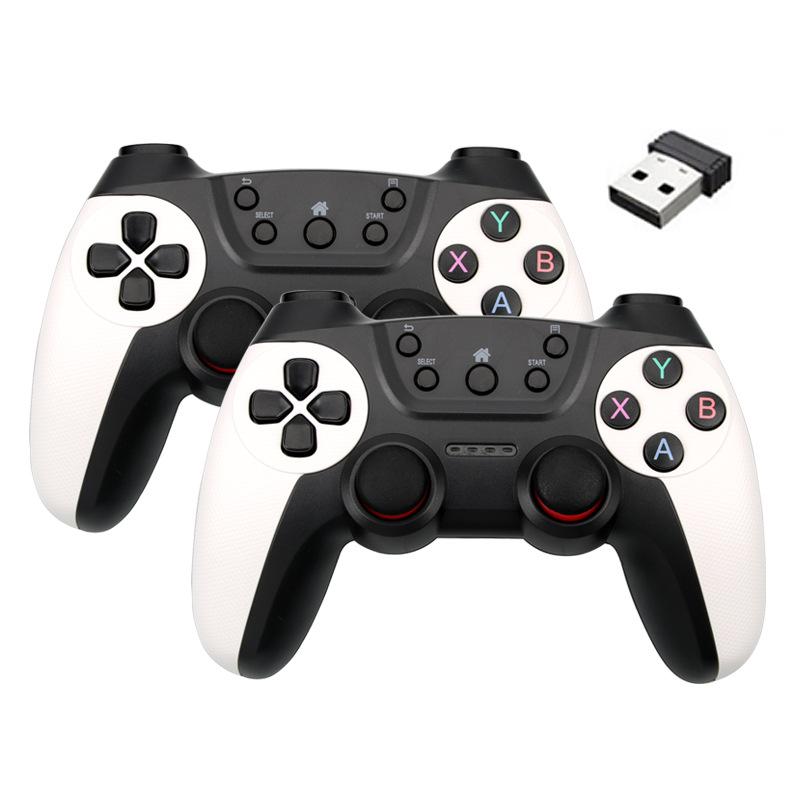 Wireless Doubles Game Controller For Linux/Android Phone For Game Box Game Stick PC Smart TV Box 2.4G Gamepad Joystick