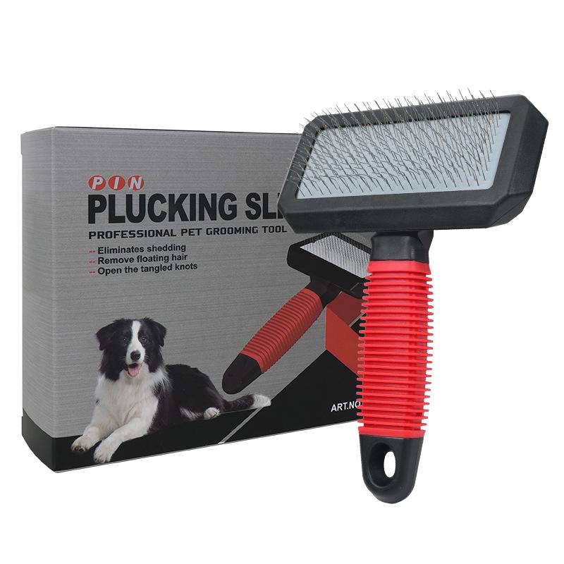 Pet Hair Removal Fluffy Comb - Air Cushion Pin Comb for Dogs & Cats