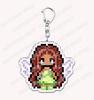 Cute Cartoon Pixel Fairy Keychains for Accessories Bag Stella Musa Tecna Magical Girl Keyrings Jewelry Magic Fairies Fans Gifts