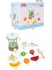 Toddler Pretend Play Wooden Kitchen Set: Toaster, Mixer, Coffee Maker, Juicer Toy.