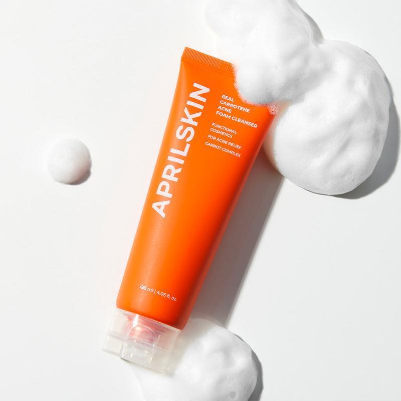 Aprilskin Real Carrotene Akne-Schaumreiniger, 120 ml