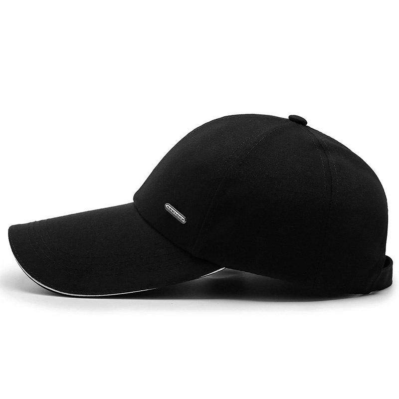 Spring and Autumn Hat Men's Fishing Hat Sunshade Sunscreen Canvas Extended Brim Cap Cotton New Baseball Cap
