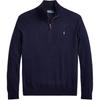 Polo Logo Embroidered Long Sleeve Sweater Men Sweater Blue 710892482012
