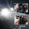 Chelhead Bikini Cowl 5.75" Headlight Fairing Windshield Tube for Harley-Davidson Sportster Dyna XL883 FXR FXD ABS Vivid Black XL883/1200 1200L