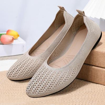 Ayakkabı kadın ayakkabısı çok yönlü yaz sığ ağızlı file babet moda ayakkabı yormayan ayaklar tek ayakkabı