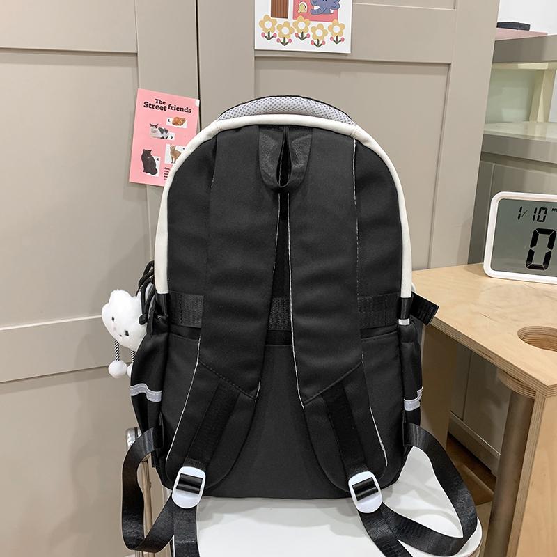 Colorblock Studenten Schultasche Damen Reise Rucksack