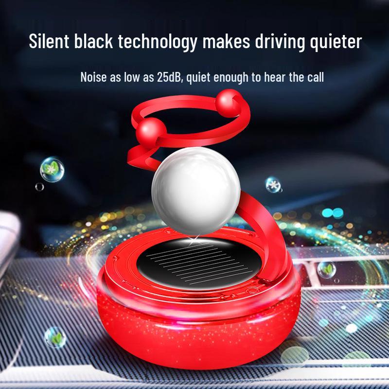 Solar Car Perfume Ornament: Long-lasting High-end Aromatherapy for Men's Center Console