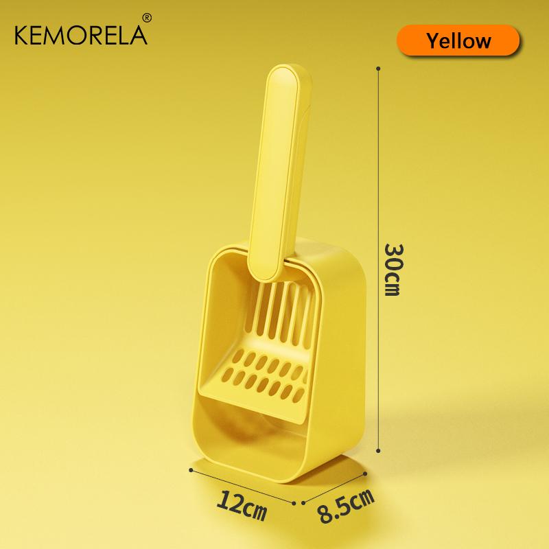 

KEMORELA Cat Litter Scoop Self-cleaning Cat Litter Box Shovel Kitty Toilet Clean Tool for Litter Tray Shovel Cat supplies L жёлтый