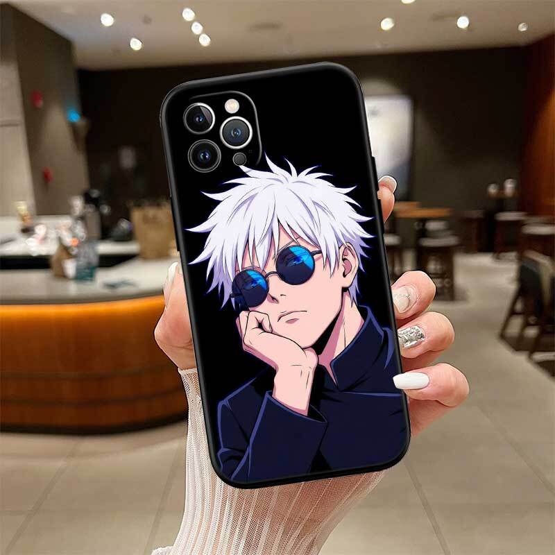 Anime Gojo Jujutsus Shockproof Phone Case for Redmi Note 8 8T 9 9A 9C 9T 9S 10 11 11S 10C 10X 10A 10T Pro Max Plus Prime