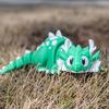 Figurine Frost Dragon Mobile Toy Cartoon 3D Printing Frost Dragon  Toy