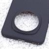 For Honor Magic6 Pro 5G Aramid Fiber Case 600D Fine Texture Slim Phone Cover,Black (Big Lens Hole)