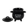 Decorative Witch Soup Bowl Black Witch Potion Cup Durable Witch Sugar Canister  Kids