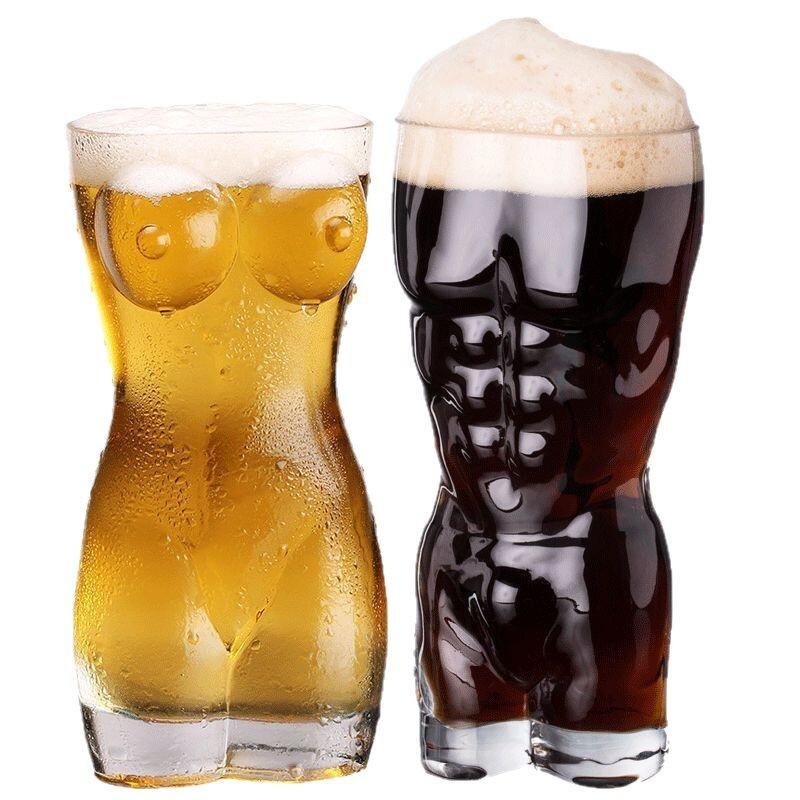 Sexy Naked Women Beer Mug 3D Funny Party Body Glasses Prank Man Mischief Cocktail Wine Cup For Bar Home Verre A Vin Bicchiere
