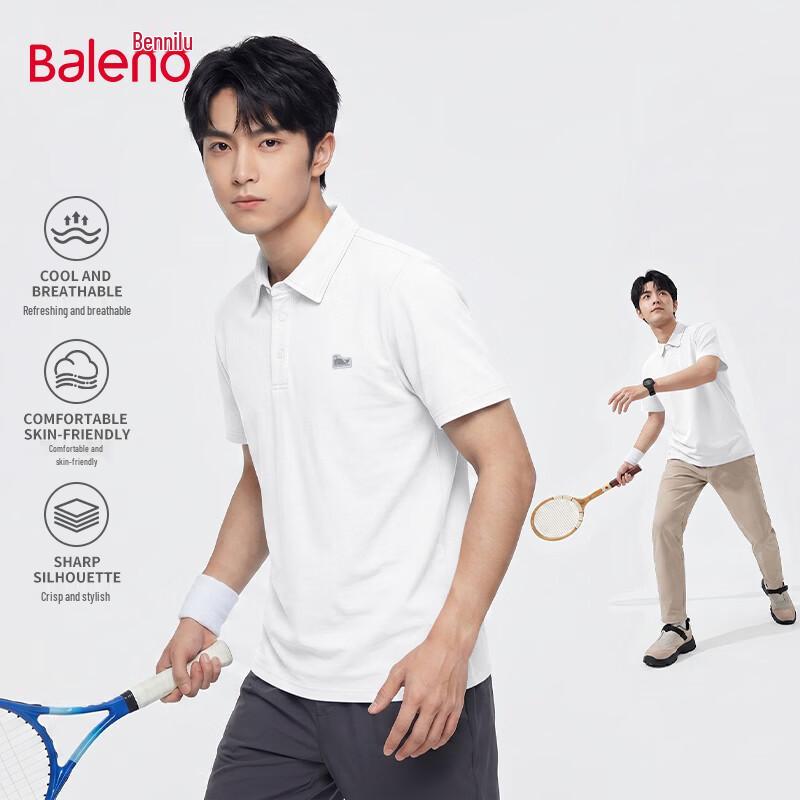

Baleno Men s Whale Graphic Short Sleeve Polo Shirt 2XL
