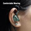 BQEYZ Winter2 In-Ear Monitor Wired Earphones, DD+BC HiFi Gaming Earphones with Detachable Cable, Wired Headphones for Audiophiles (Green,