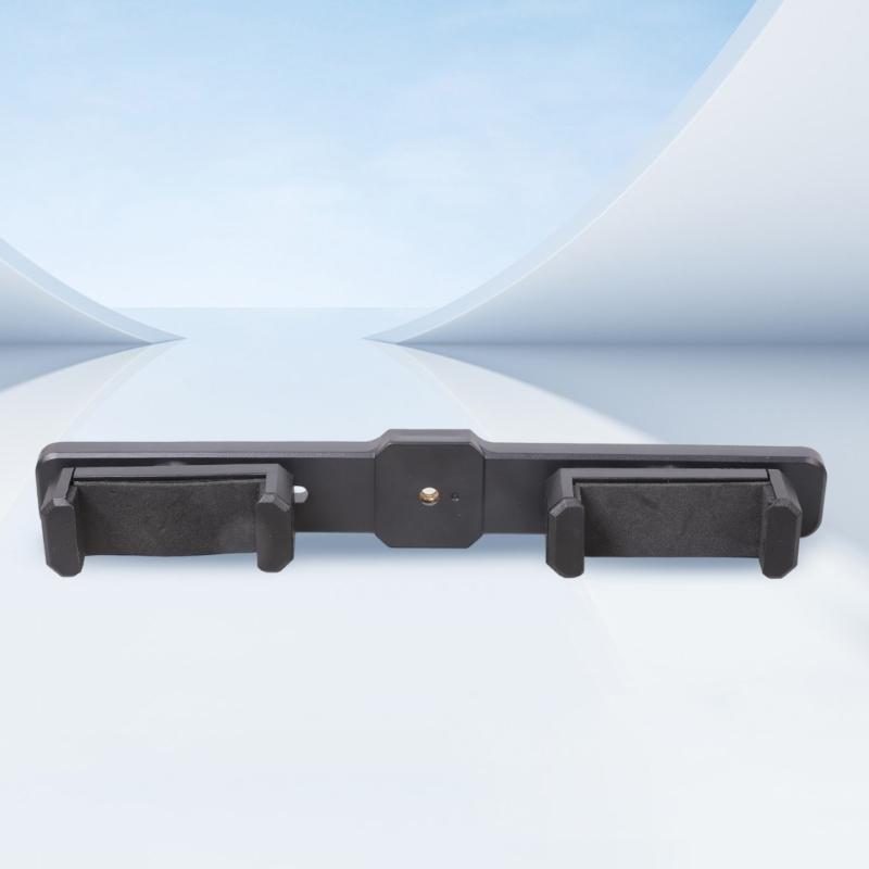 Universal Phone Clip for Camera Tripods Adjustable Grip with Screw Adapter for Vlog & Photography Accessories