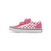 KIDS Old Skool Velcro - (Color Theory) Checkerboard Honeysuckle VN000CYWCHL1